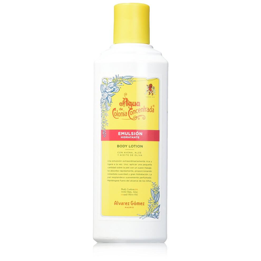 Alvarez Gomez Agua De Colonia Concentrada Body Lotion For Men, 105 Ounce