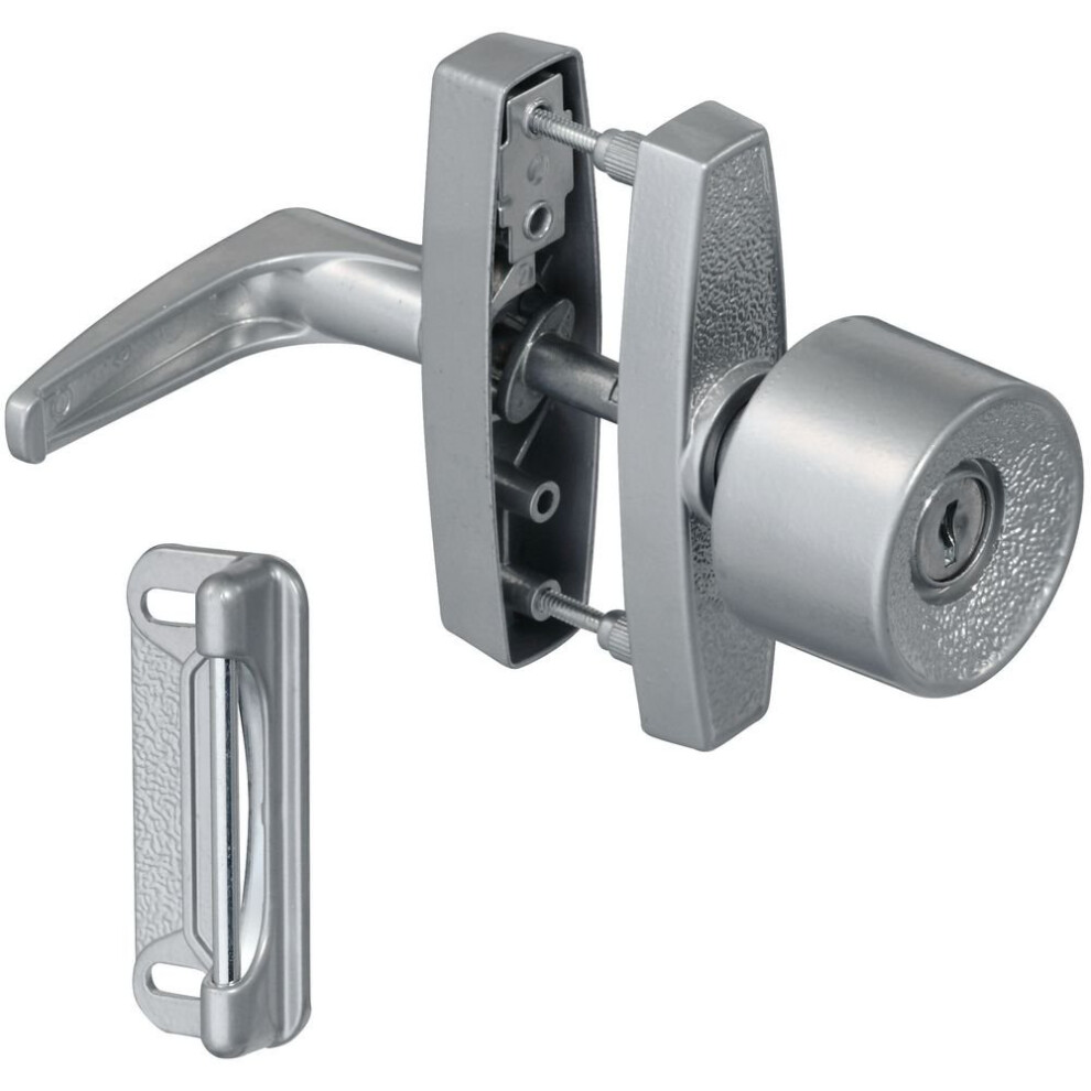 National Hardware N178-822 V1308 Universal Knob Latch In Silver 1-1/2 1-3/4 3"" Metal/Zinc 038613178823