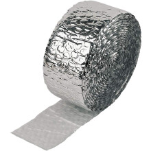 Yuzet 8cm x 7.5m Silver Multi-Purpose Double Aluminium Bubble Insulation Foil. Loft, Wall, Home, Caravan, Attic, Garage, Roofs