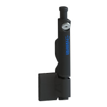 Trident 10 Zoll hoch schwarz magnetische Pool Kind Sicherheit Tor Verriegelung | Keyed Alike | TRIDENT-10-BK-KA