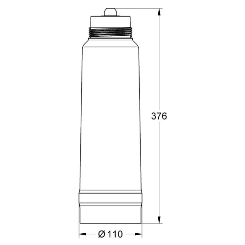 Grohe Grohe 40430001 bltt 5-stegs utbytesvattenfilter 396,25 gallon kapacitet 2