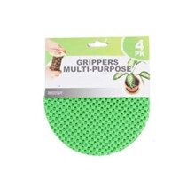 Regent Round Multi-Purpose Jar gripper Pad Bottle Lid Opener, 4 Piece Set, colors May Vary