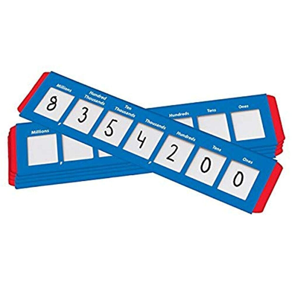 Educativo Americano Didax Educational Resources Place Value Sliders: Ones To Millions (Set Of 10)