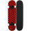 KPC Pro Skateboard Completo Checker nero e rosso 1