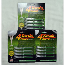 4 Yards More Golf-Tees 4 Zoll  Grn  3 Packungen mit je 4 Stck  (11926)