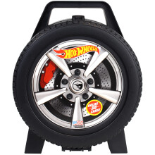 Hot Wheels 30-Bil Förvaringslåda - Organiser med Handtag för 1:64 Die-Cast Bilar