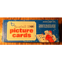 Topps 1986 Ακατάλληλο Κουτί Καρτών Μπέιζμπολ (500 Κάρτες)