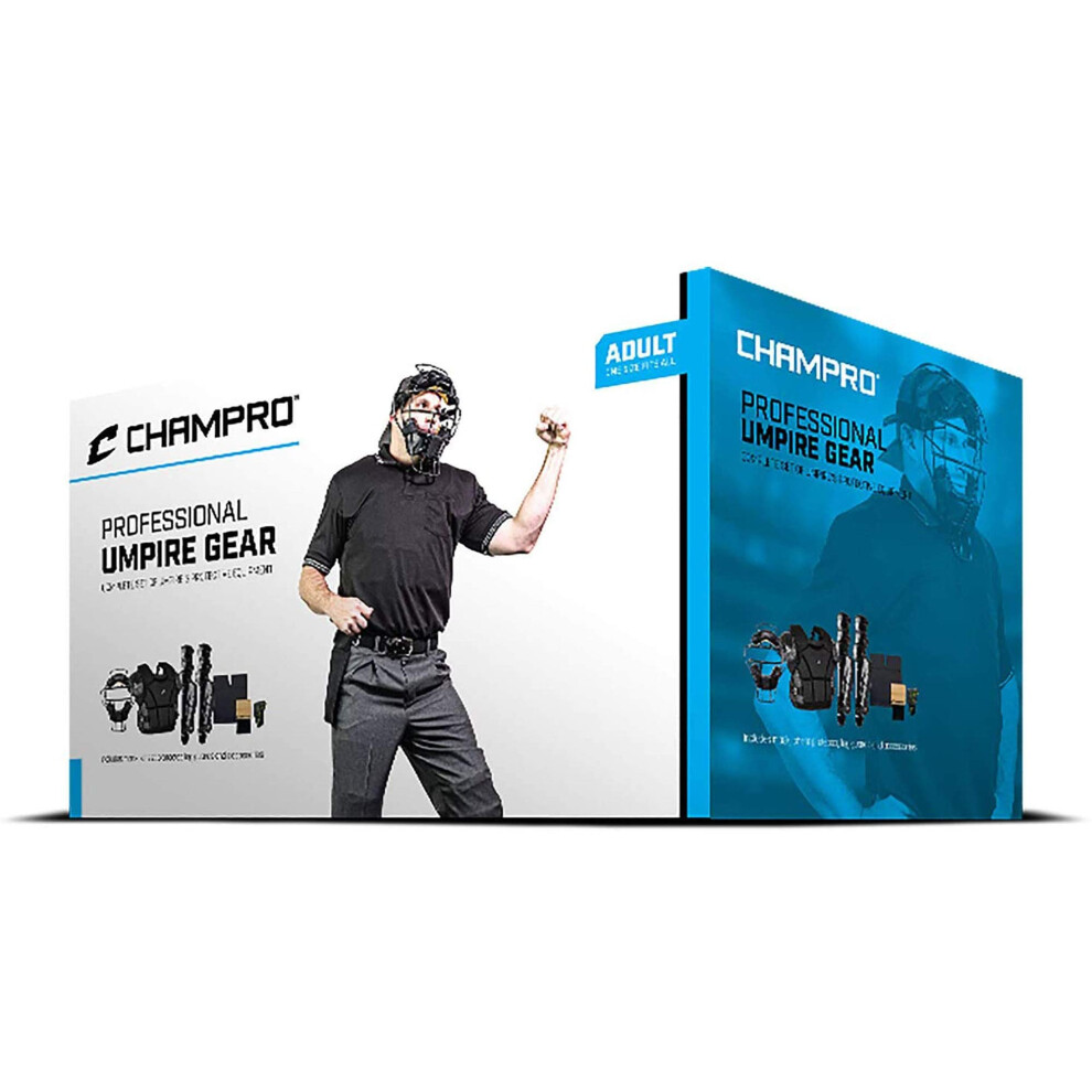CHAMPRO Varsity Umpire Kit: Professional Grade Baseball/Softball Umpir