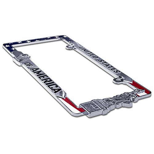 USA All metal nummerplade ramme 1