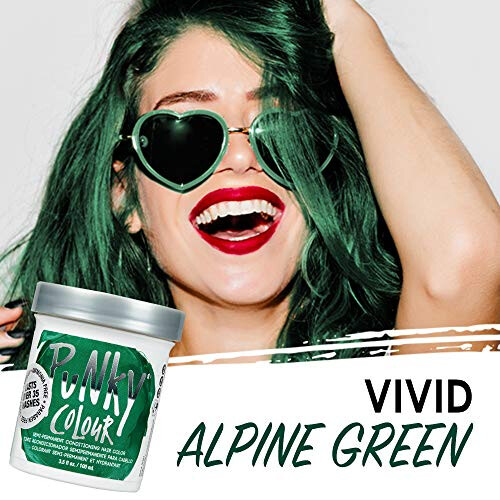 Punky Alpine Groen Semi Permanent Conditioning Haarkleur 3.5oz 1