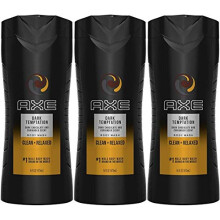 Axe Gel ντους, Σκοτεινός Πειρασμός, 16 oz (Συσκευασία 3 τμχ)