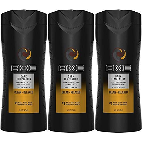 Axe Gel ντους, Σκοτεινός Πειρασμός, 16 oz (Συσκευασία 3 τμχ)