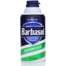 Barbasol Soothing Aloe Tjock & Rik Rakkräm 10 Oz (2 Pack)