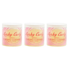 Kinky Curly Original Curling Custard – Natürliches Styling-Gel für definierte, glänzende Locken, Feuchtigkeit & Halt