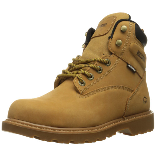 WOLVERINE Heren Floorhand WP Boot, Tarwe, Maat 9