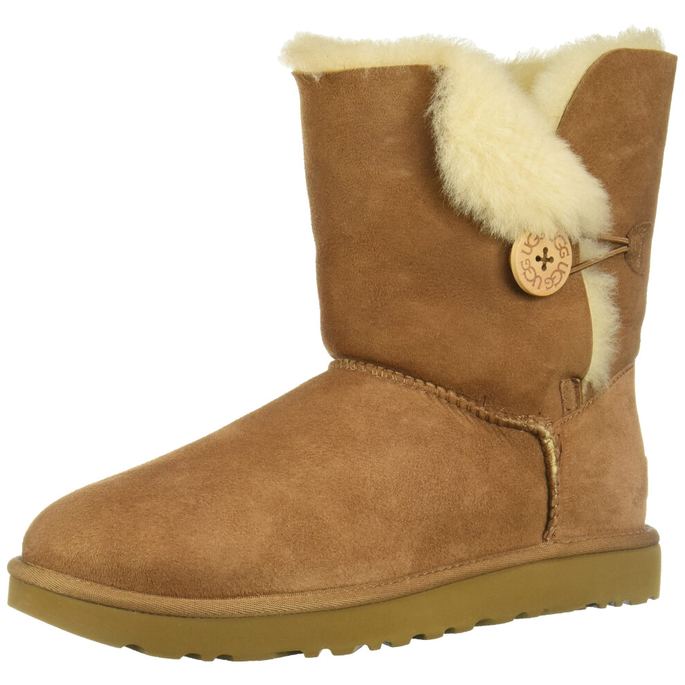 Ugg Womens Bailey Button II Boot  chestnut  5