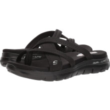 Skechers Cali Kvinnors Flex Appeal 2.0-Start Sport Sandal, svart/svart, 8 M US