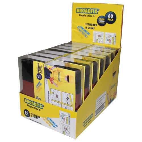 Broadfix Shim Flat Plastic 60pk 2