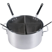 Update International (APSA-4) Cuocipasta in alluminio da 20 qt con inserti