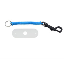 Springz Chewy Holder Aqua mit natrlichem Riemen