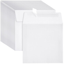 Best Paper Greetings, quadratische Umschlge, 5,5 x 5,5, fr Grukarten, Hochzeitseinladungen, selbstklebend, zum Abziehen und Aufkleben, 50 Stck (w