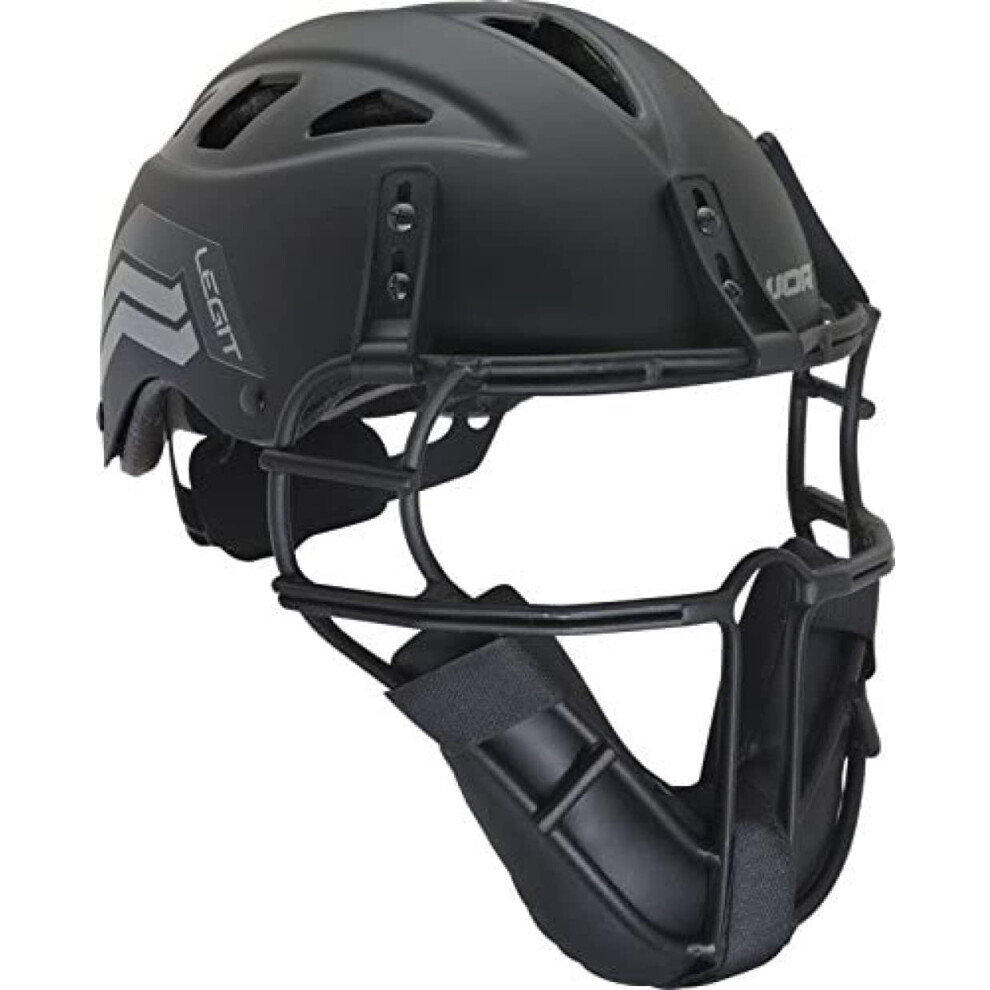 Photos - Protective Gear Set Worth Legit Slowpitch Softball Pitcher's Mask Black W00551546