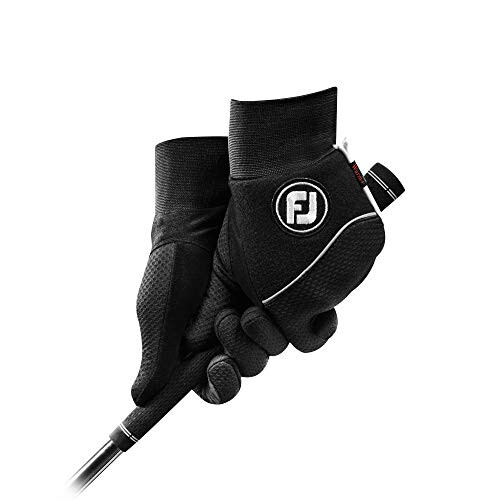 Footjoy Luvas de Golfe FootJoy WinterSof para Homem Preta Grande, Par 2