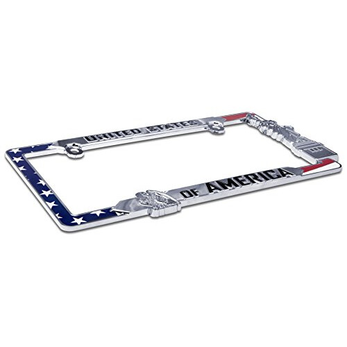 USA All metal nummerplade ramme 2