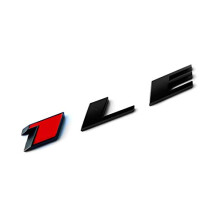 Yoaoo 1x oem 1le Emblem Badge Letter Bagerste side kompatibel med Zl1 1le 1le Door Matte sort r?d
