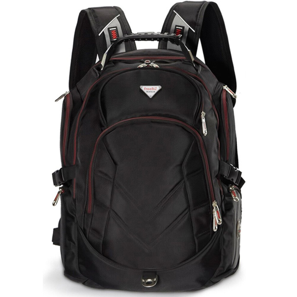 Freebiz 19 Inch Laptop Backpack Bag, 55L Travel Bag Knapsack Rucksack Hiking