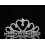 Lovelyshop Μίνι Στέμμα Καρδιάς με Ριζόλιθους για Γάμο και Πάρτι 1