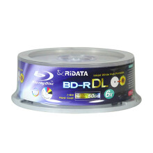 Ridata Blu Ray Disc 50gb 6x bianco stampabile a getto d'inchiostro Bd-r Dl 25 Pack