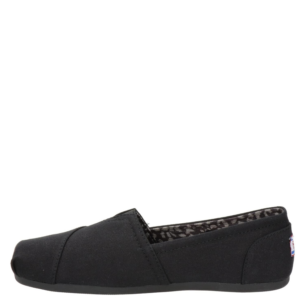 Ballerines plates Skechers Plush-Peace and Love pour femmes, noires, pointure 45
