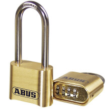 ABUS 180/50 Messing Combinatieslot lang roestvrij staal (2-1/2"")