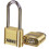 Abus ABUS 180/50 Solid Brass Combination Padlock, Long Stainless Steel Shackle (2-1/2") 1