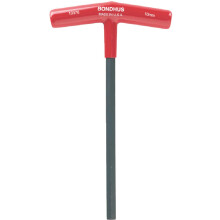 Bondhus 15256 T-Handle Hex de 3.0mm 6" de Comprimento, Multicolorido, Tamanho Único