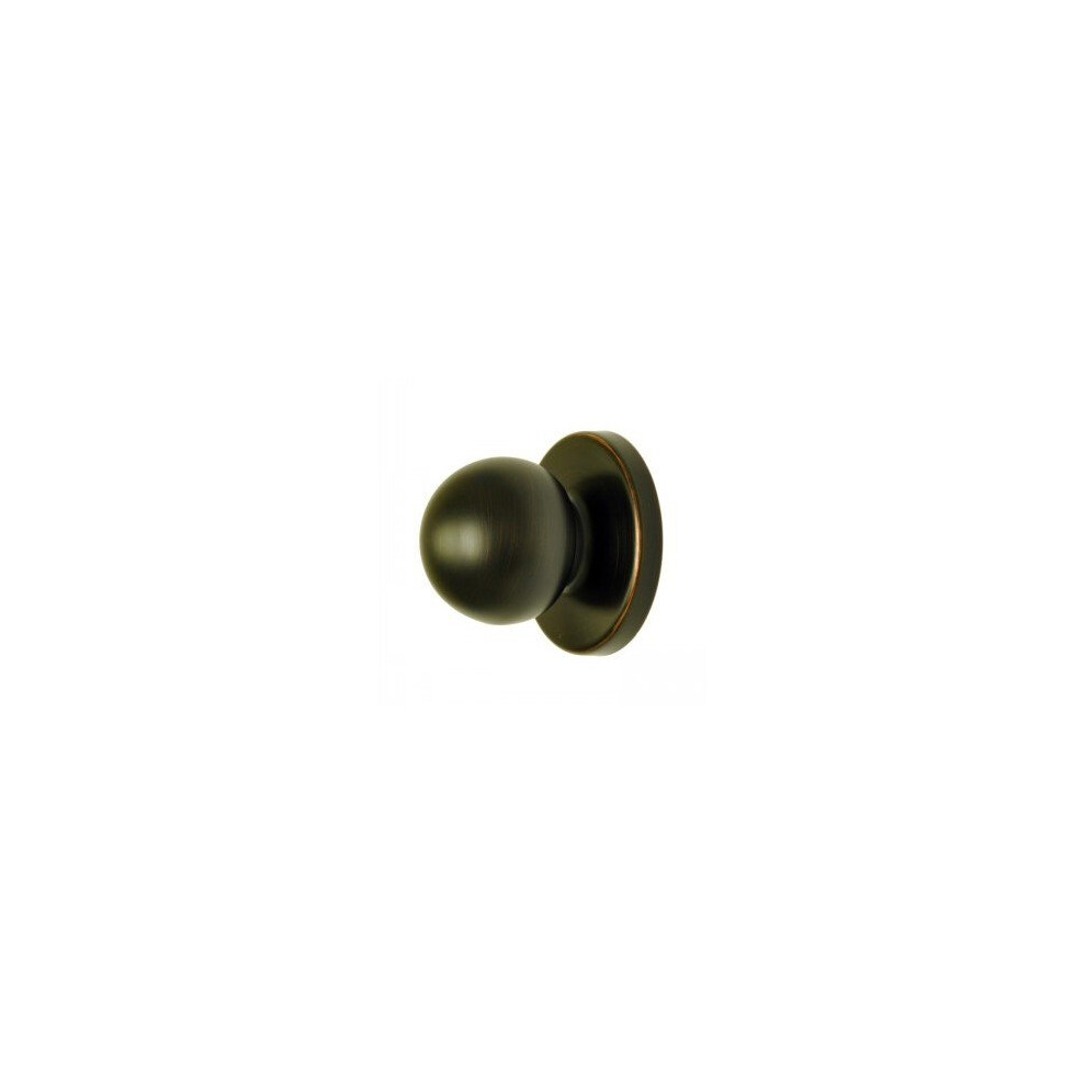 (Pack Of 2) Oil Rubbed Bronze Bi-Fold Knob With Backplate 820103786805