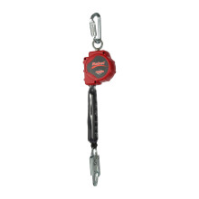 3M - 3100425 PROTECTA Rebel 11'' poliestrowa samowciagajaca linka ratunkowa, czarno-czerwona