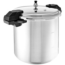 Mirro - 7114000221 Mirro 92122A Polished Aluminum 5  10  15-PSI Pressure cooker  canner cookware, 22-Quart, Silver