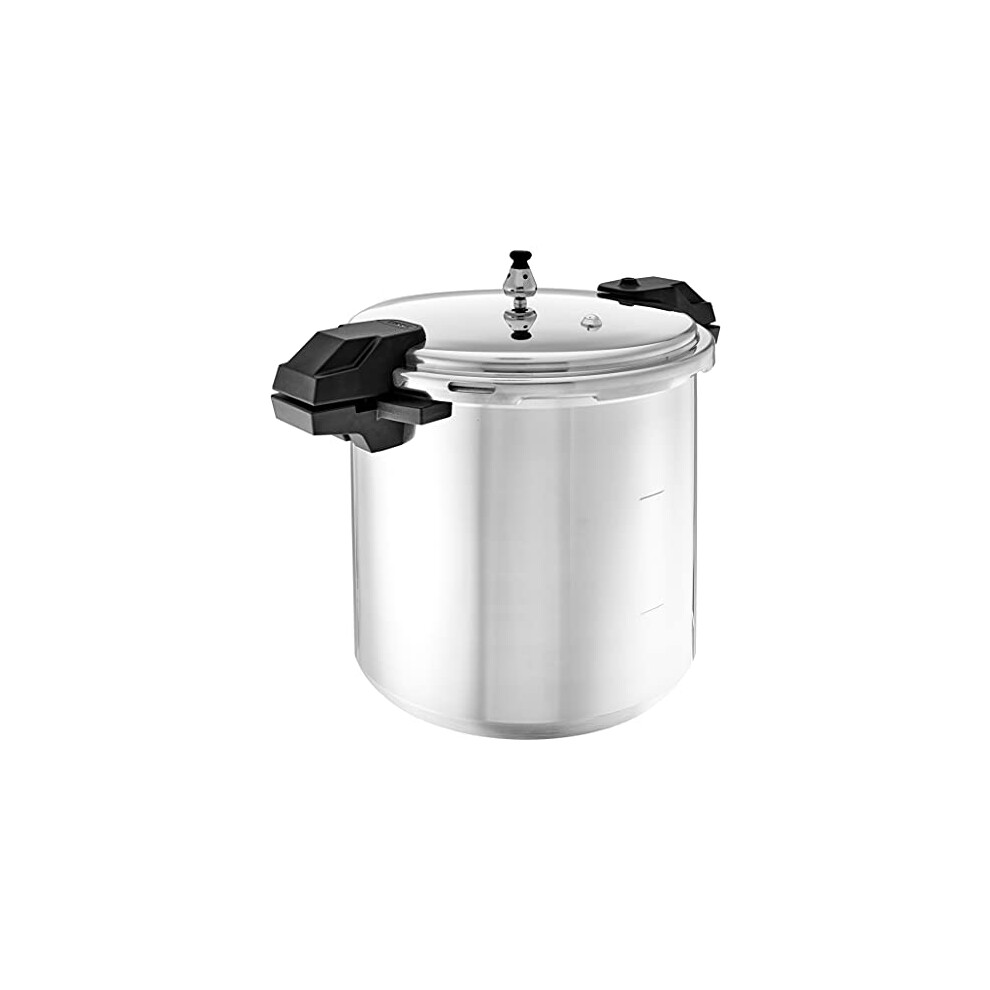 Mirro - 7114000221 Mirro 92122A Polished Aluminum 5 10 15-PSI Pressure cooker canner cookware, 22-Quart, Silver