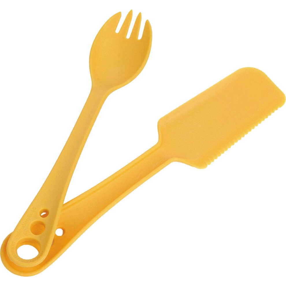 Guyot Designs 340047 5 in 1 Utensil Set, Mustard, Multicolor, Large
