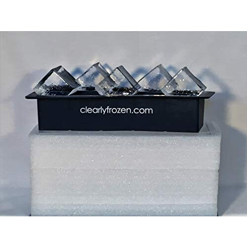 ClearlyFrozen Högkapacitets (10 x 2 tum) Isbitsform / Isbitar Maker