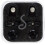 Schaller 14010401 Security Straplocks  Black Chrome 3