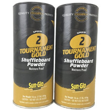 Paquet double de cire en poudre Sun-Glo #2 Speed Shuffleboard