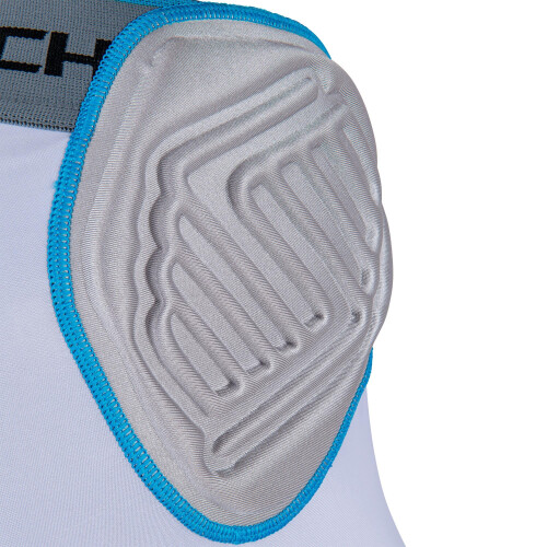 CHAMPRO Bull Rush 5-Pad Girdle FPGU10YWXL White 2