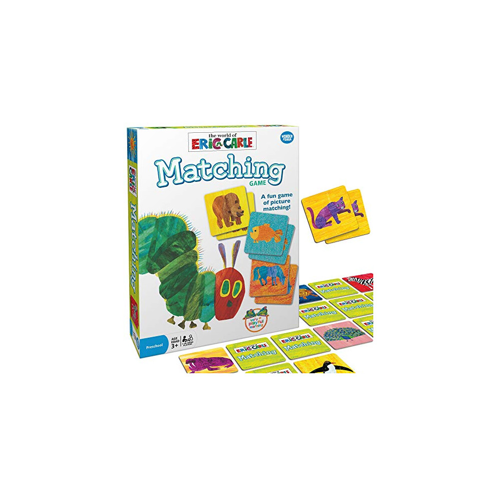 Wonder Forge Eric Carle Pasujaca Do Chlopcw I Dziewczat W Wieku Od 3 Do 5 Lat - Zabawna I Szybka Gra Pamieci Zwierzat-image
