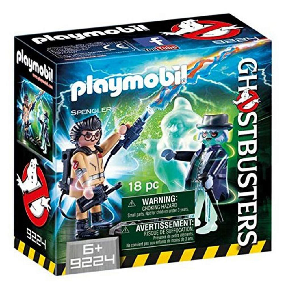 New Playmobil Ghostbusters Spengler And Ghost 9224