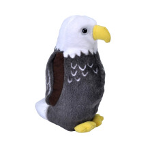Wild Republic Audubon Fåglar Kungsörn Plush med Äkta Fågel Ljud, Gosedjur, Fågleleksaker för Barn