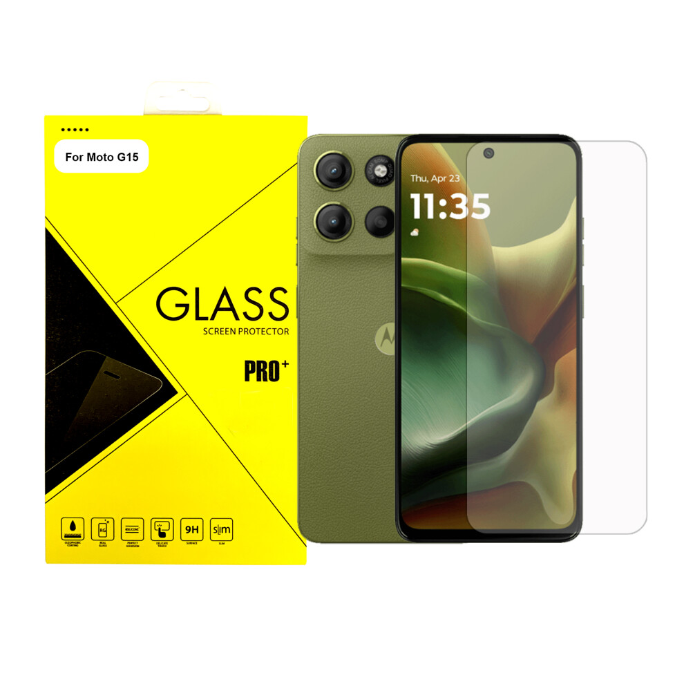 For Motorola G15 Screen Protector Tempered Glass 3477563259645