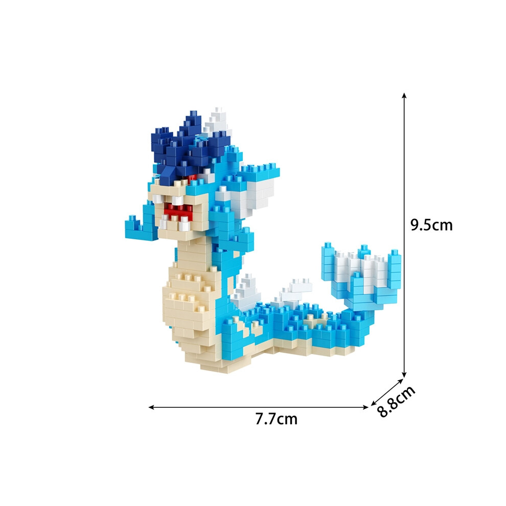 Photos - Construction Toy  Building Blocks Assembly Anime Picachu Charizard Doll Blastoise Bulbasaur Gengar Bricks Figures Toy(7065, no box)